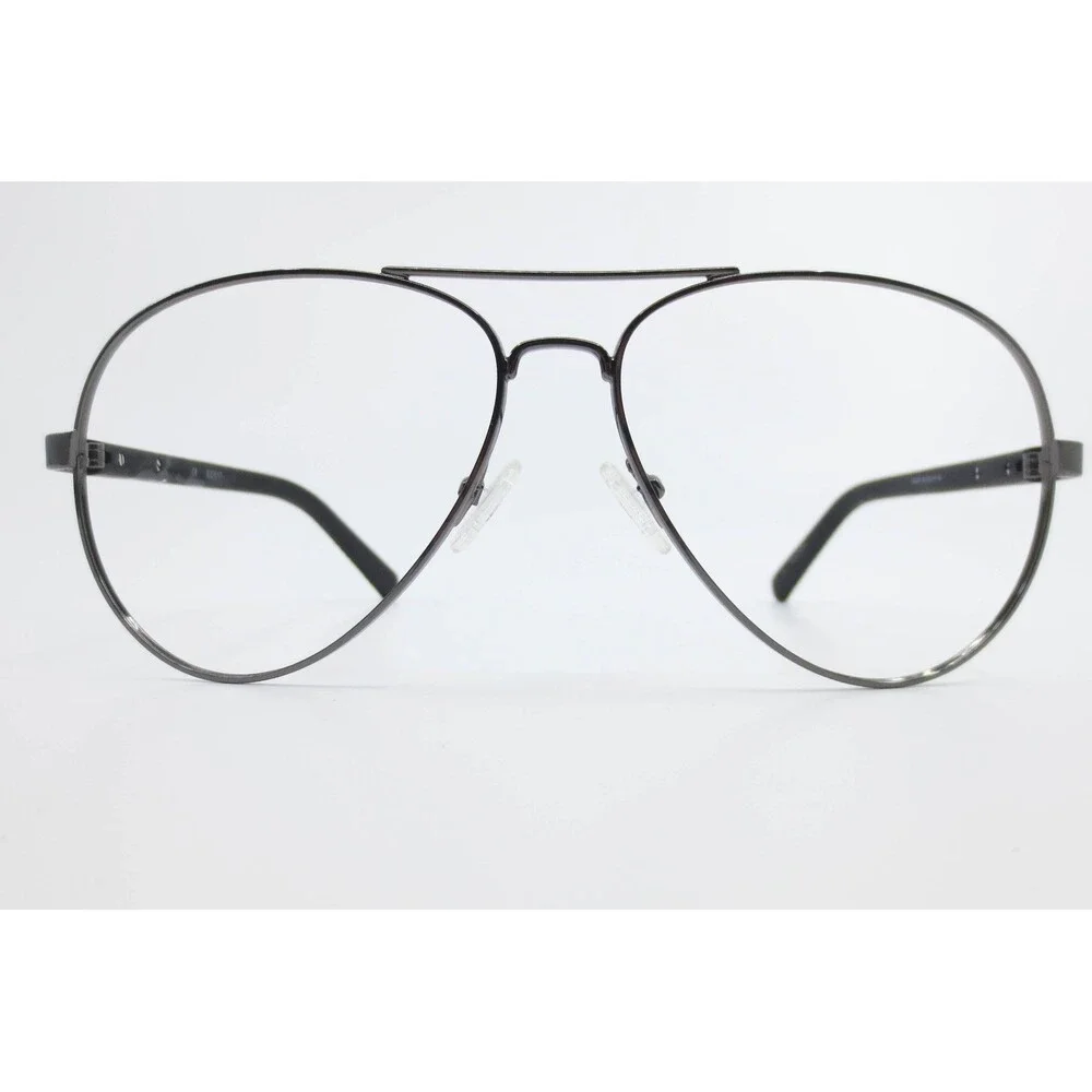 Guess GU6834 08C Gunmetal Aviator Eyeglass Frames 62-14-140 Mens Womens